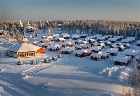Hotels & accommodation at the Santa Claus Village.